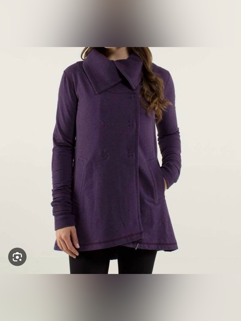 Lululemon Gratitude Wrap Heathered Deep Zinfandel